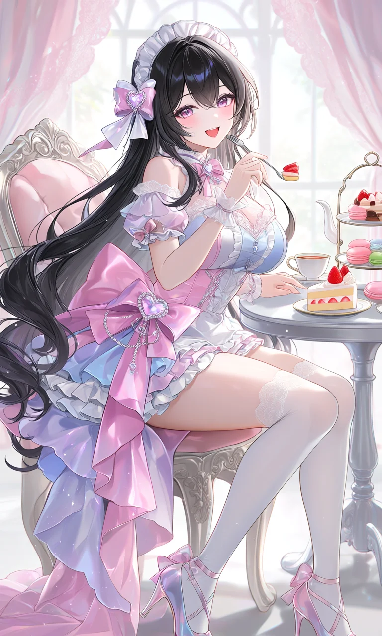 プリンセス風ケーキタイム（1枚目）
