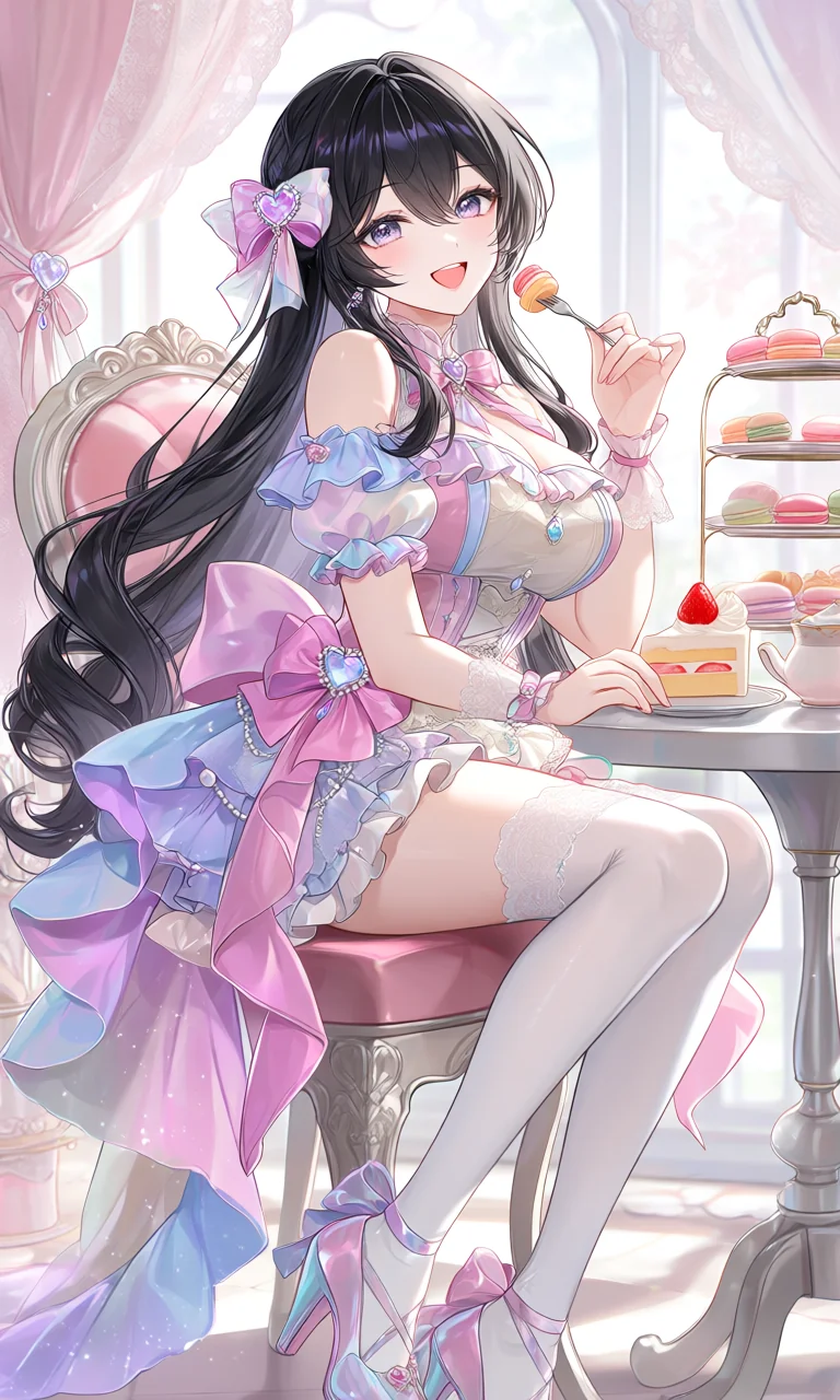 プリンセス風ケーキタイム（3枚目）