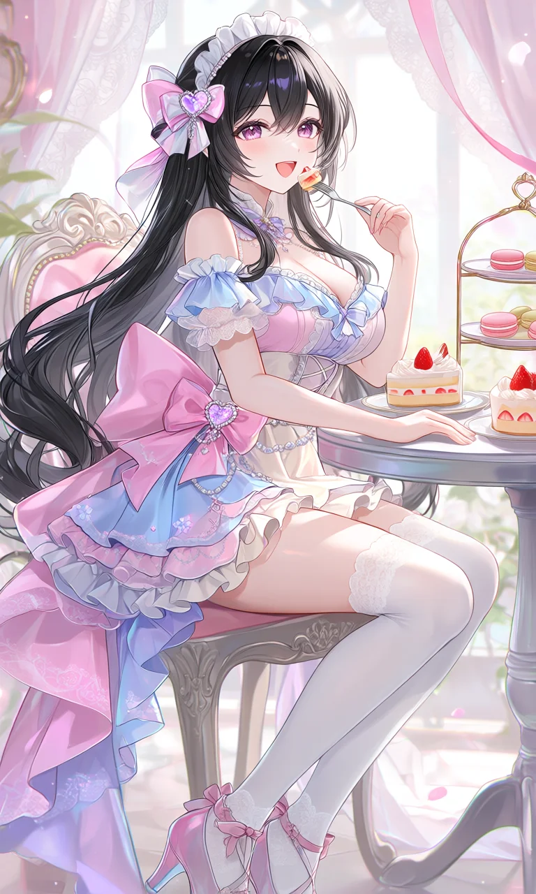 プリンセス風ケーキタイム（4枚目）