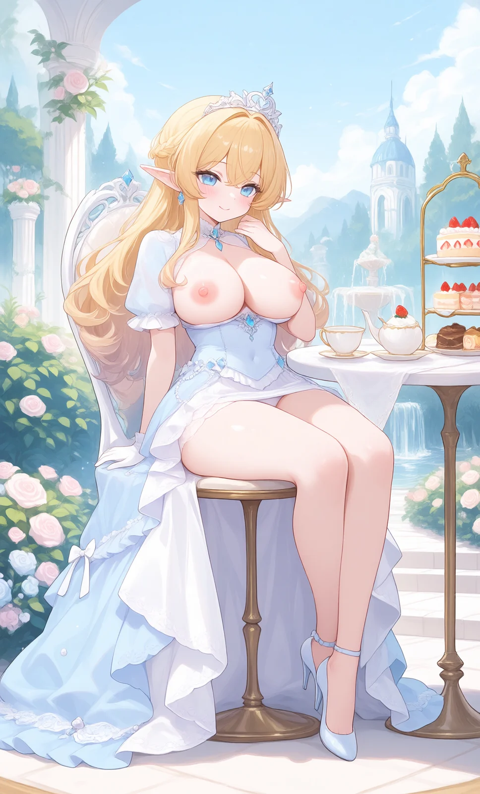 プリンセス風のティーパーティー（4枚目）